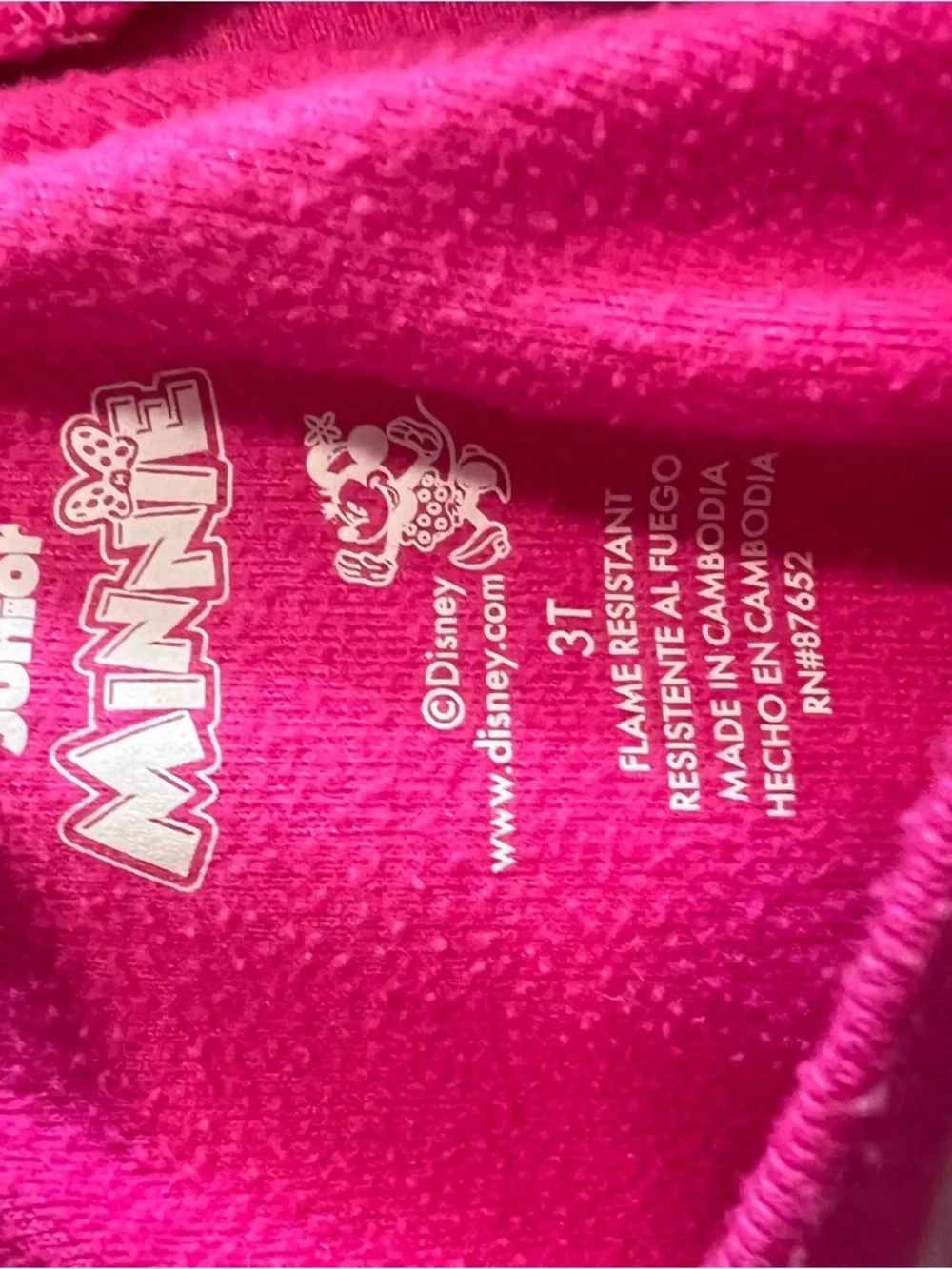 Disney Minnie Mouse 3T bundle cardigan jumper dress pajama set pink black white‎